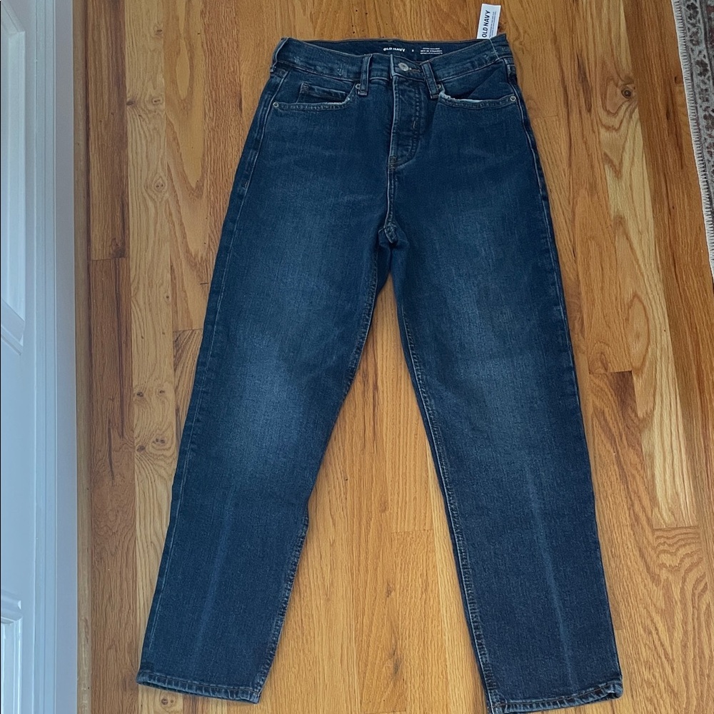 Old Navy Women’s Dark Blue Straight Jeans